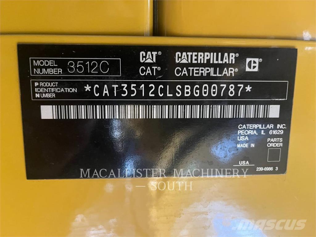 CAT 3512C Diesel Generatoren