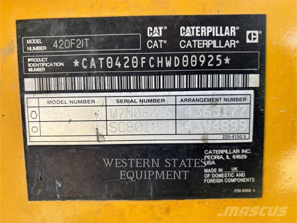 CAT 420F2 Baggerlader