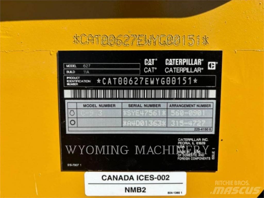 CAT 627 Schaber