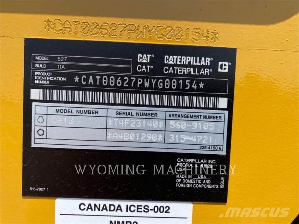 CAT 627 Schaber