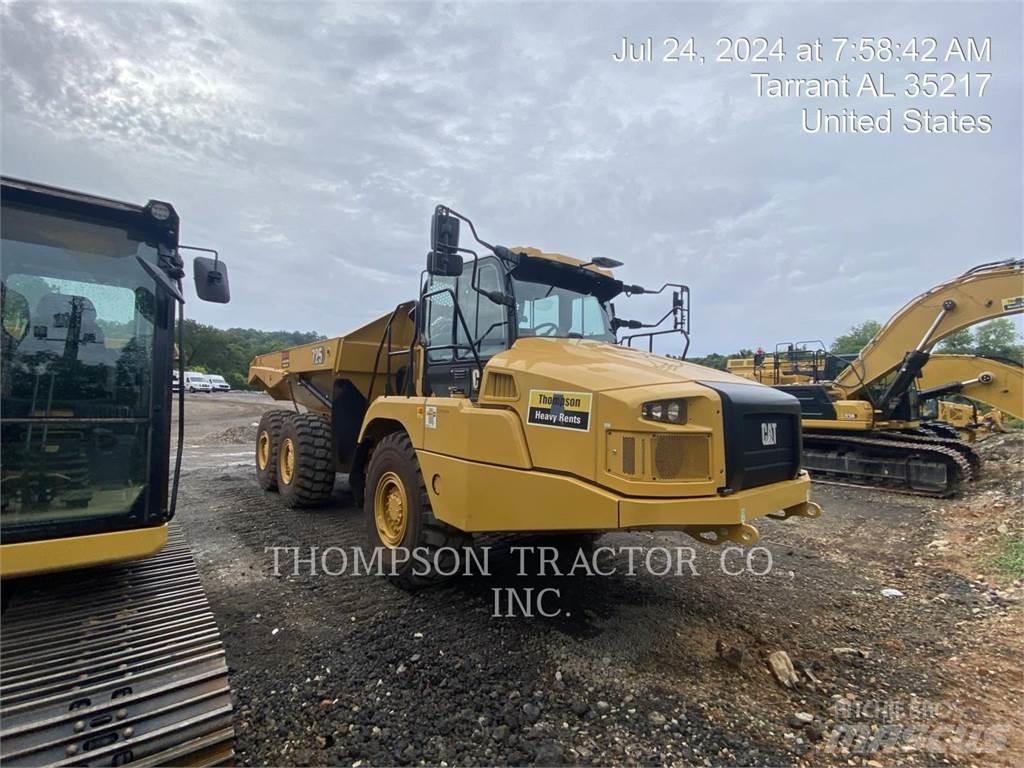 CAT 725 Dumper - Knickgelenk