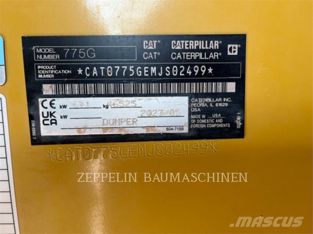 CAT 775G Dumper - Knickgelenk