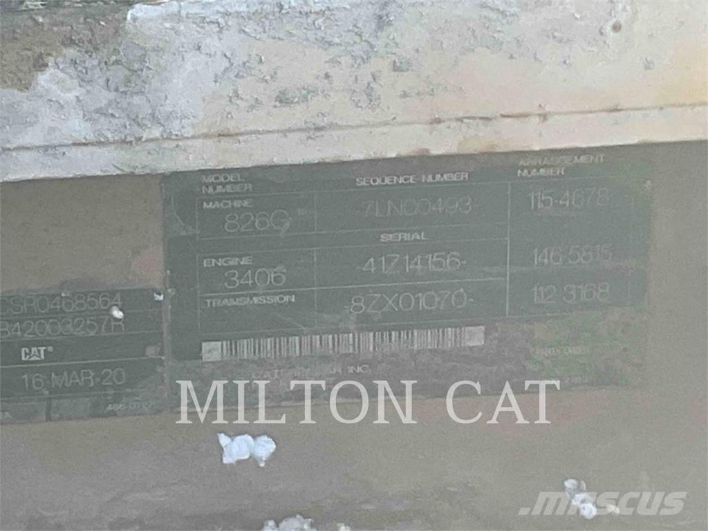 CAT 826G Erdbauwalzen