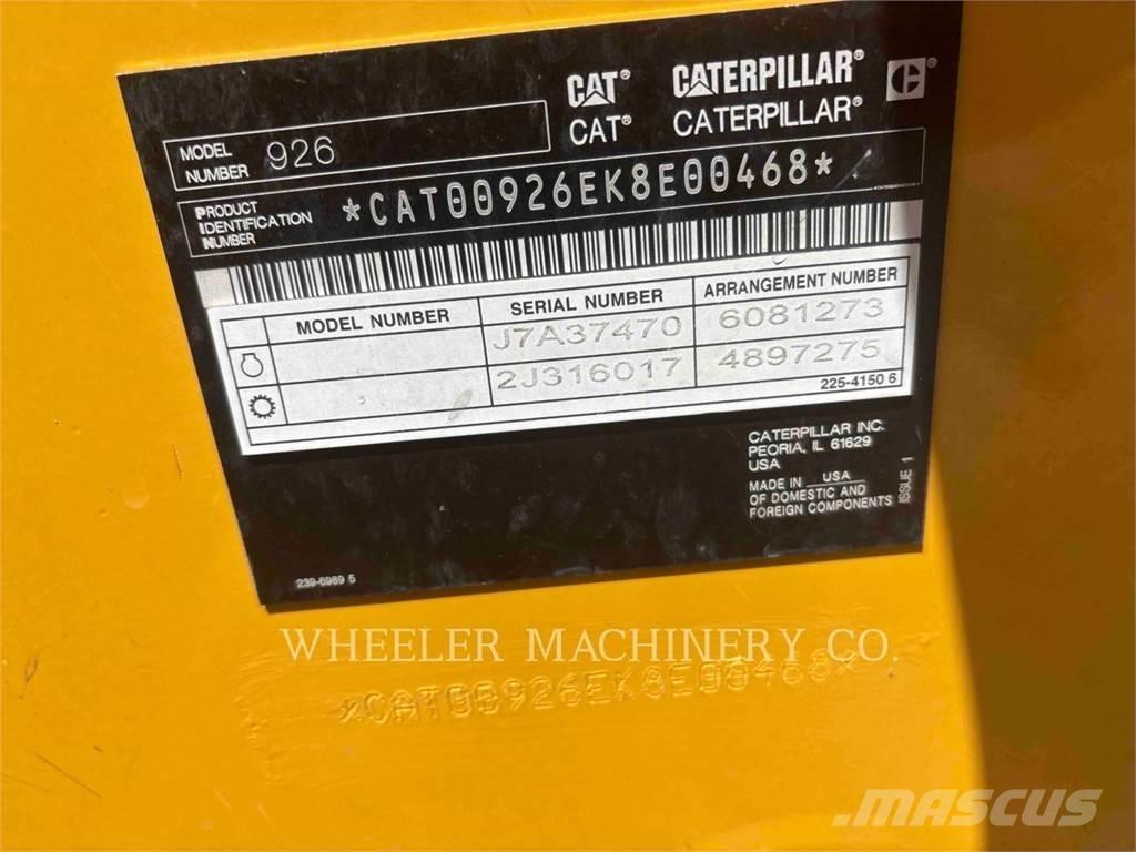 CAT 926 QC 3V Radlader