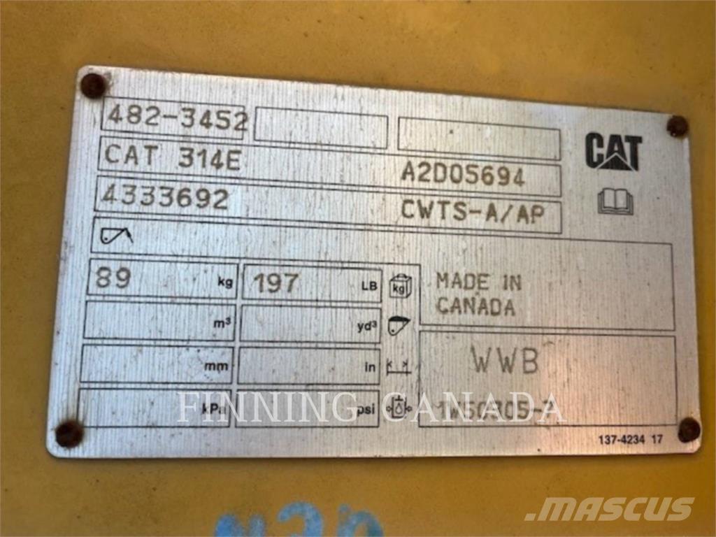 CAT ATTACHMENTS 314E Schnellwechsler