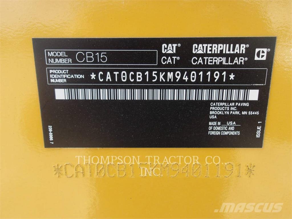 CAT CB 15 Tandemwalzen