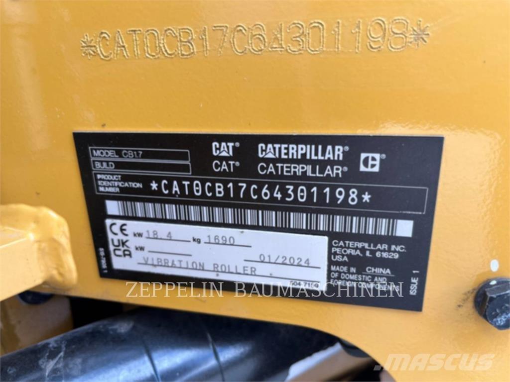 CAT CB1.7 Erdbauwalzen