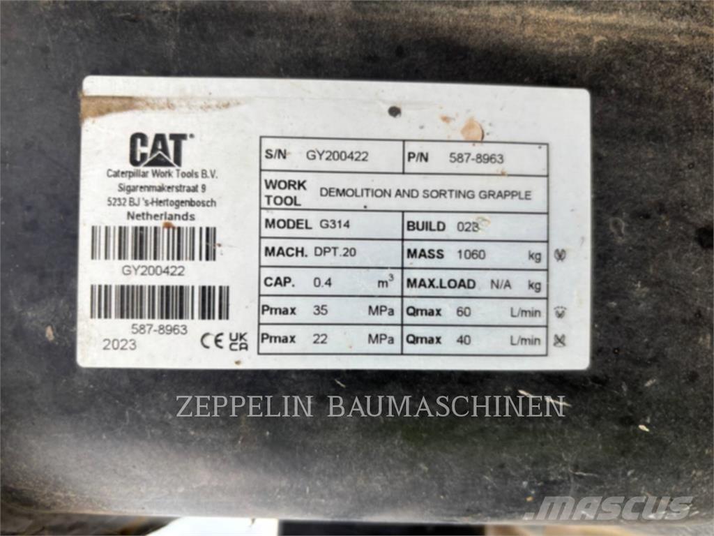 CAT G314-D Greifer