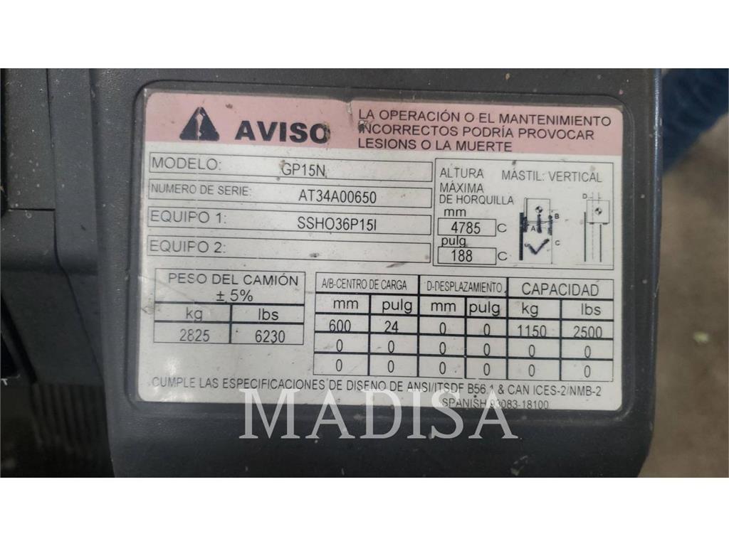 CAT GP15N5-LE LPG heftrucks