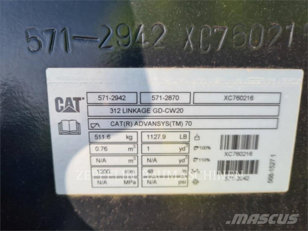CAT TL1200 CW20 Schaufeln