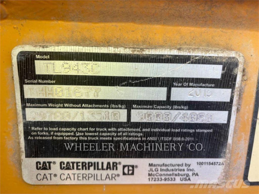 CAT TL943C CAB Teleskoplader