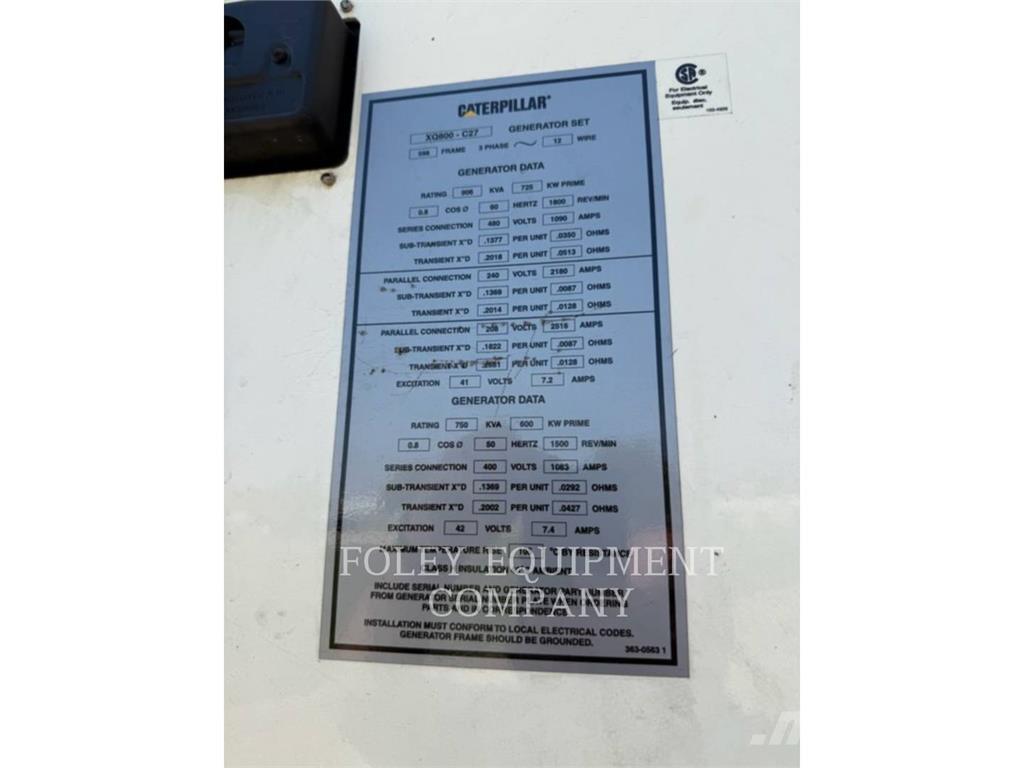 CAT XQ800 Andere Generatoren