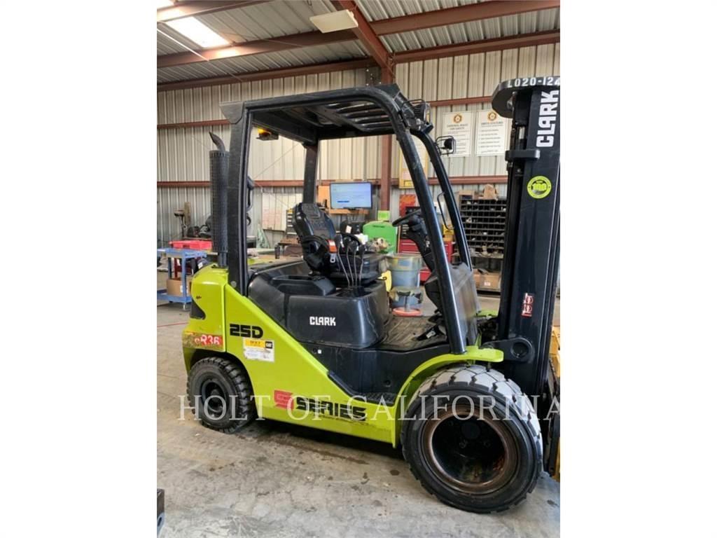 Clark S25D Diesel heftrucks