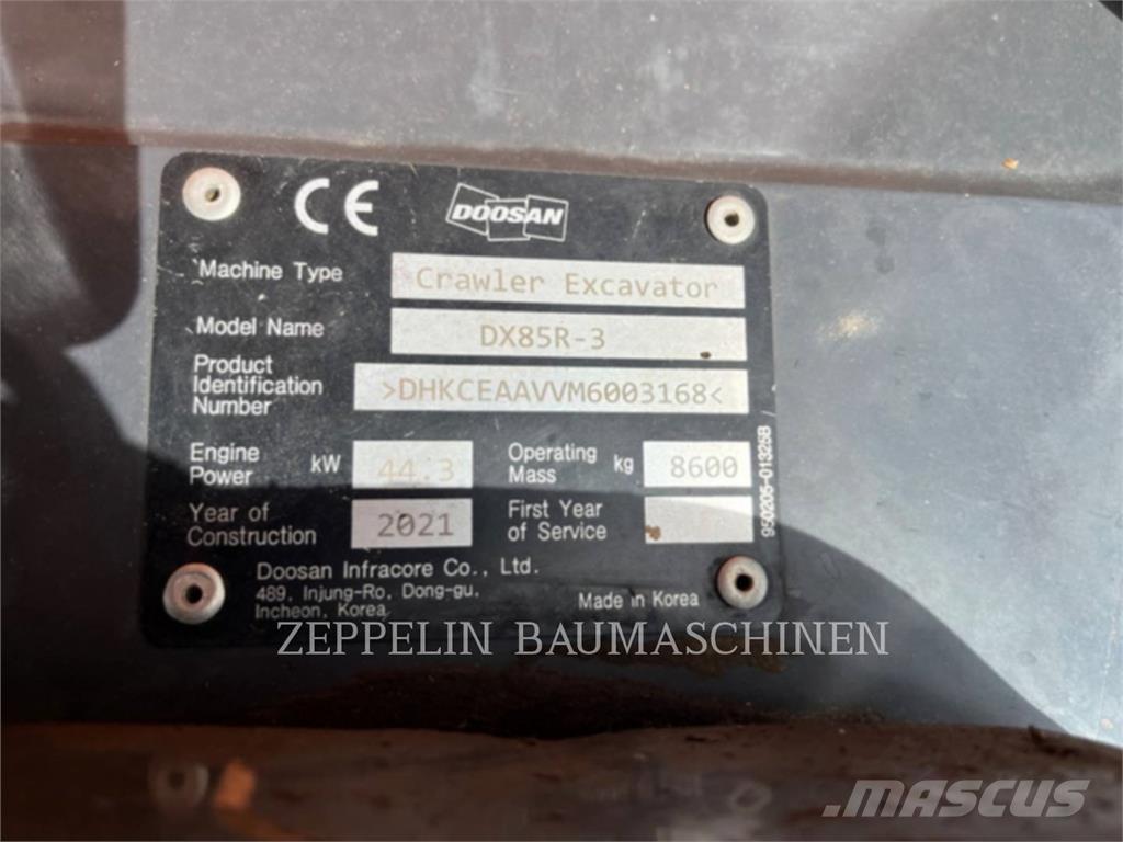 Doosan DX85R-3 Raupenbagger