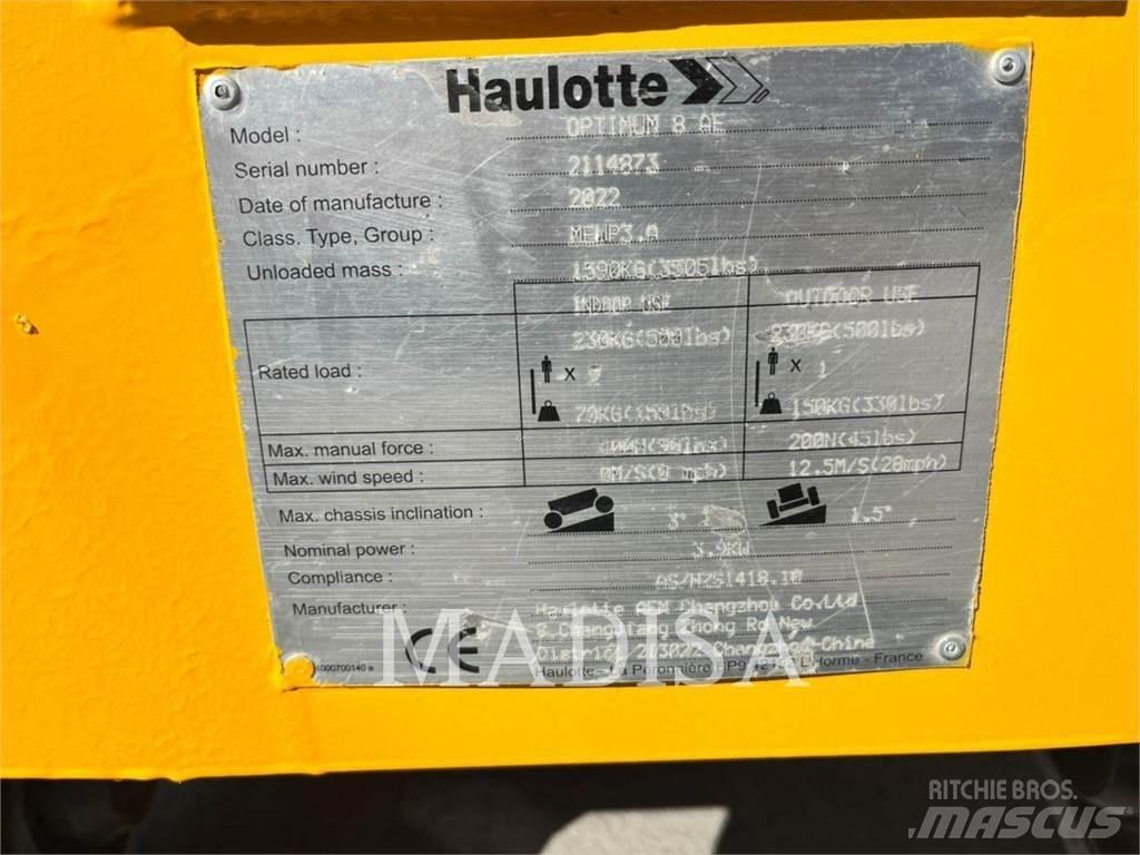 Haulotte OPTIMUM 8 Scheren-Arbeitsbühnen