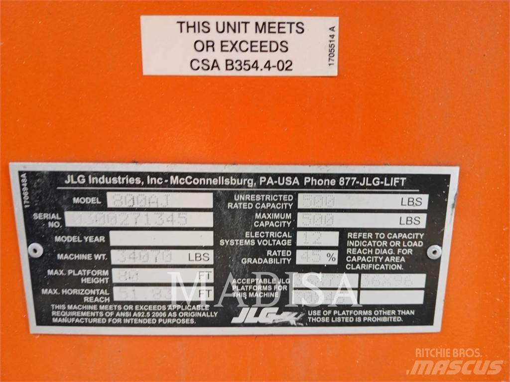 JLG 800 AJ Gelenkteleskoparbeitsbühnen