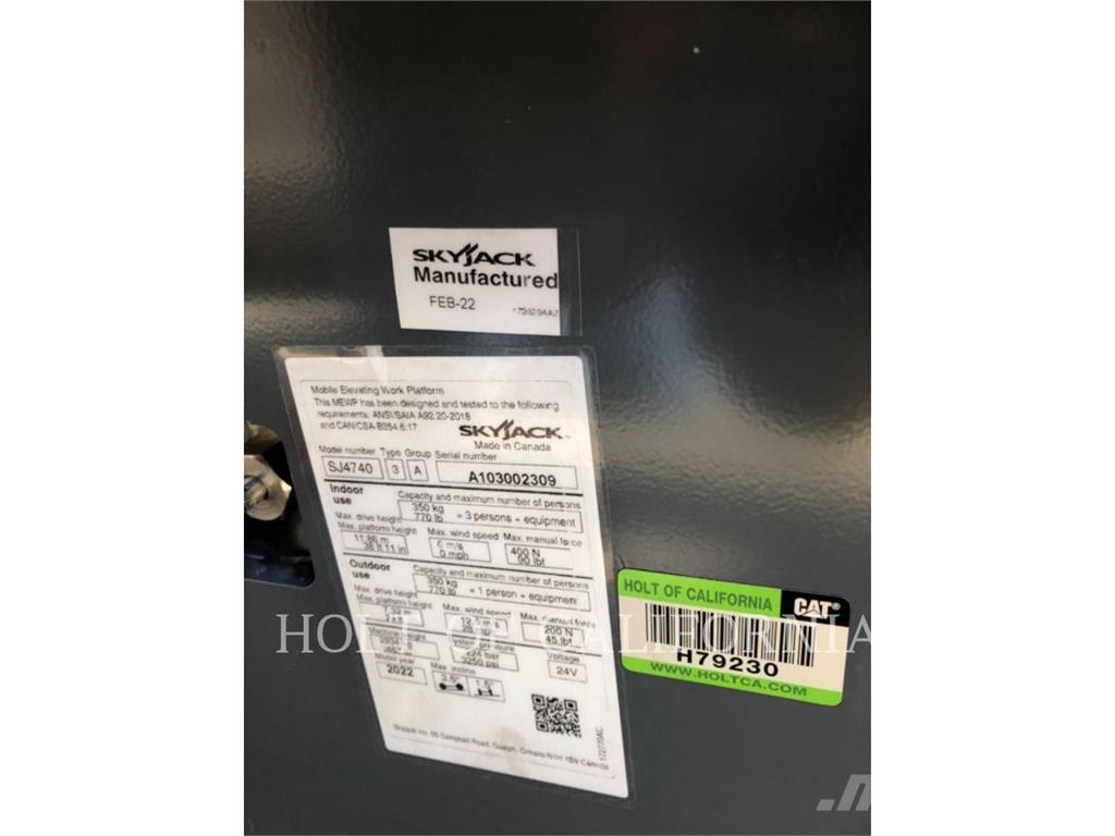 Skyjack SCISSOR40E Scheren-Arbeitsbühnen