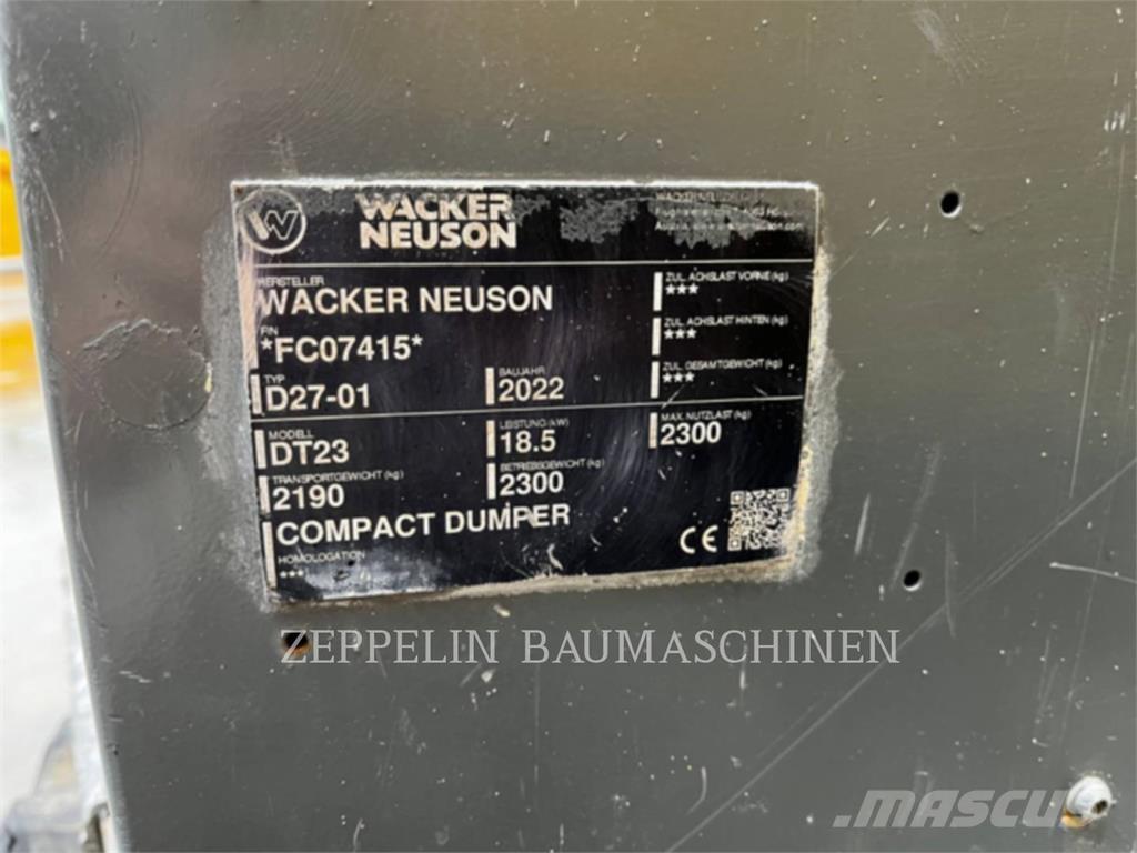 Wacker DT23 Dumper - Knickgelenk