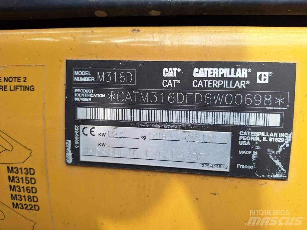 CAT M 316 D Mobilbagger