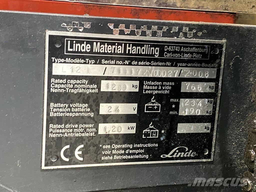 Linde L12I Deichselstapler