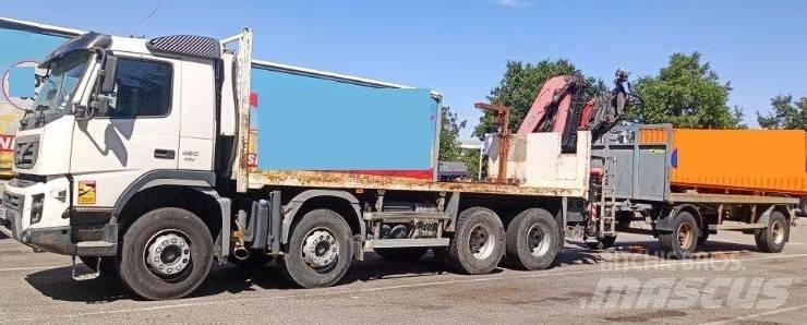 Volvo FM 460 Pritschenwagen/Pritschenwagen mit Seitenklappe