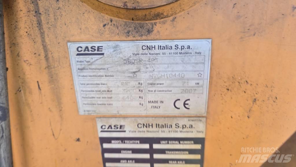 CASE 580 SR Baggerlader