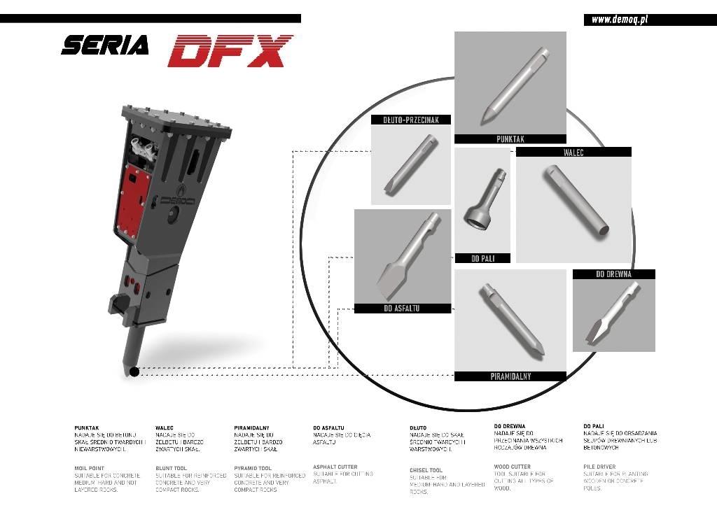  DEMOQ DFX5000 Hammer / Brecher