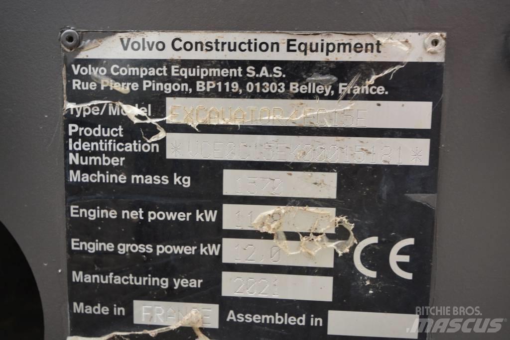 Volvo EC 15 E Minibagger < 7t