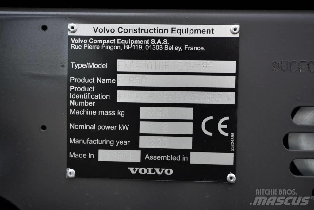 Volvo ECR 58 F Minibagger < 7t