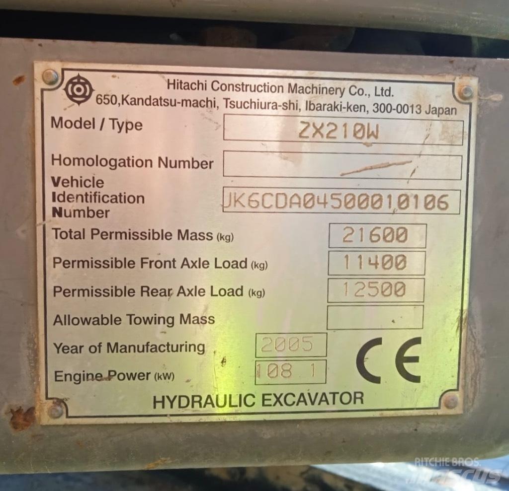 Hitachi ZX 210 W Mobilbagger