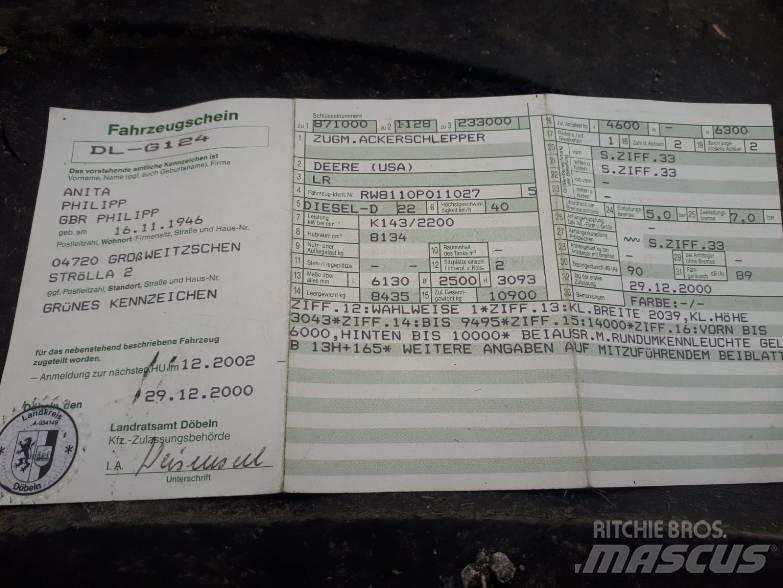 John Deere 8110 Traktoren