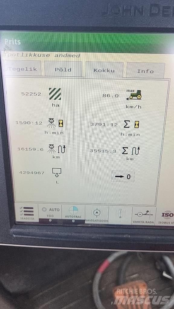 John Deere 962 i Anhängespritzen