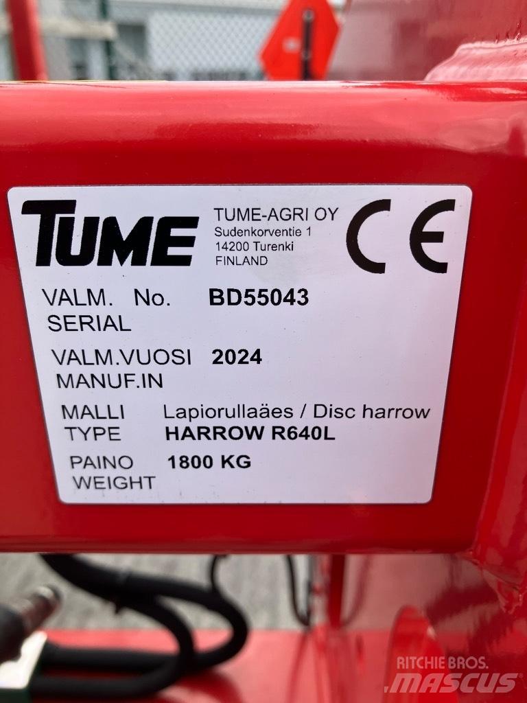 Tume Harrow R640L Eggen