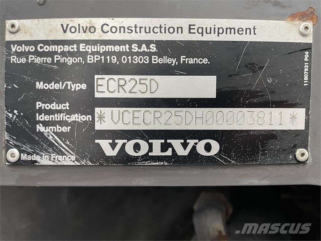 Volvo ECR25 Mobilbagger