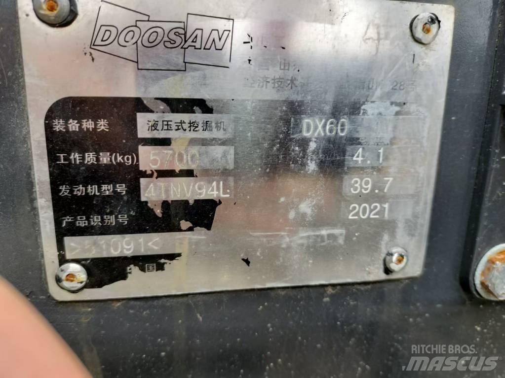 Doosan DX 60 Minibagger < 7t