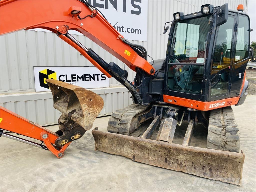 Kubota KX080-4a Midibagger  7t - 12t