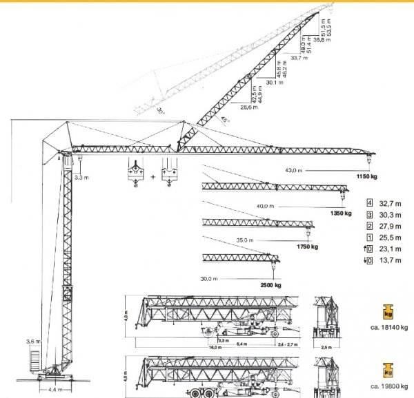 Liebherr 63 K Turmdrehkrane