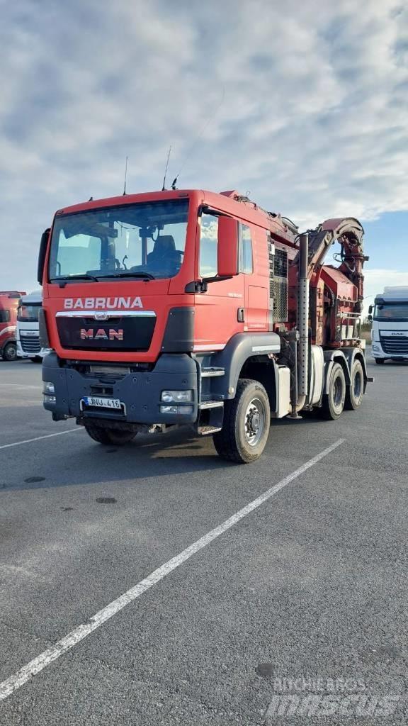 MAN TGS 26.540 6X6 Holzhäcksler