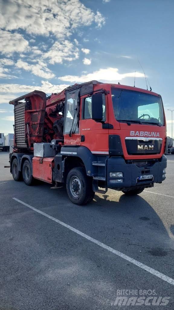 MAN TGS 26.540 6X6 Holzhäcksler