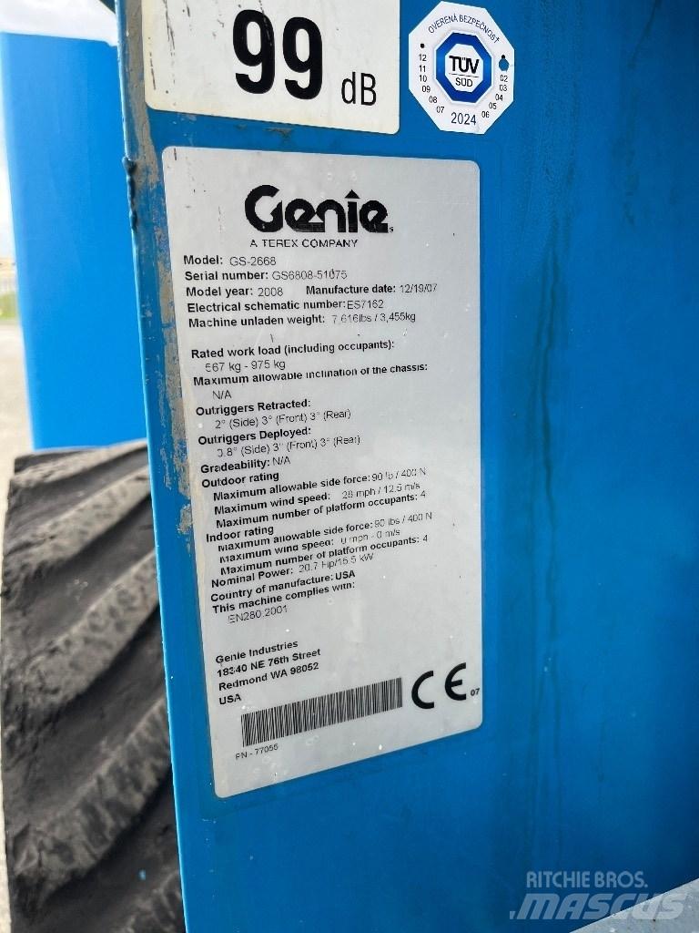 Genie GS 2668 RT Scheren-Arbeitsbühnen