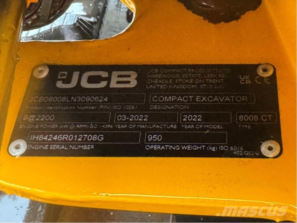 JCB MICRO 8008 Minibagger < 7t
