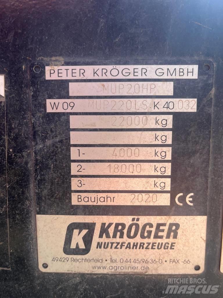 Kröger MUP 20 Kippanhänger