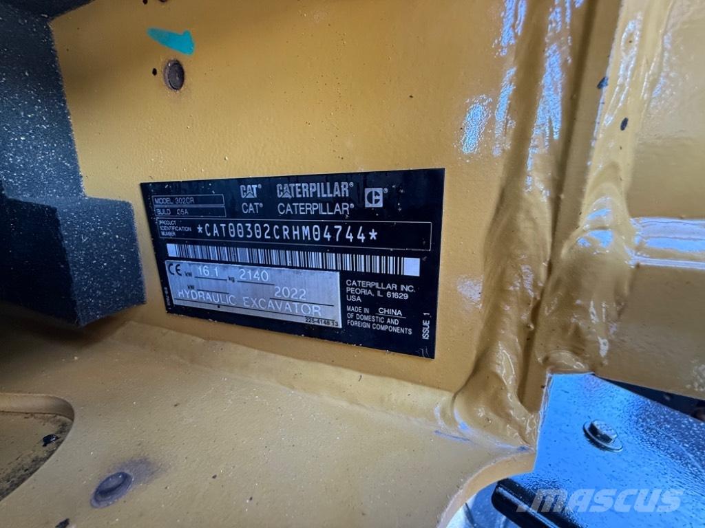 CAT 302 CR Minibagger < 7t