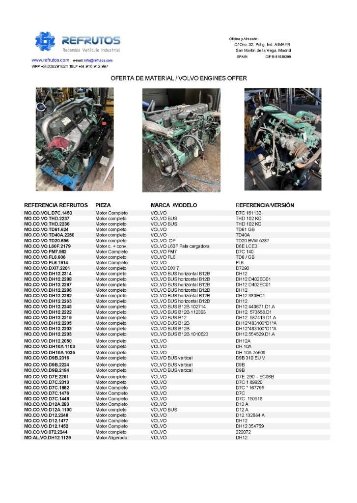 Volvo D9 B Motoren