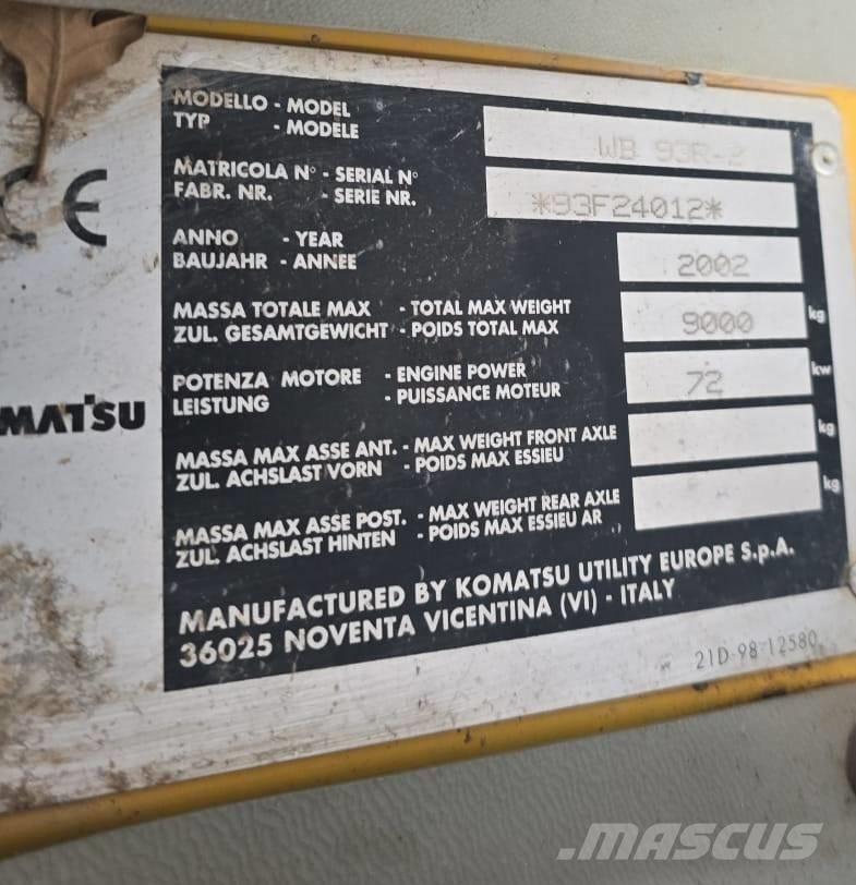 Komatsu WB 93 R-2 Baggerlader
