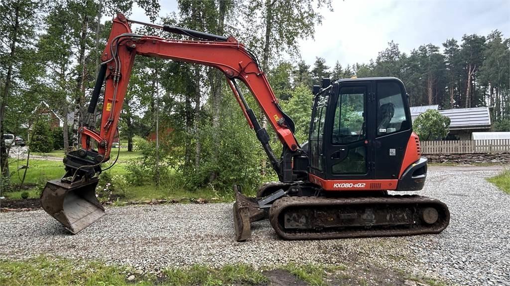 Kubota KX080 – 4a2 Minibagger < 7t
