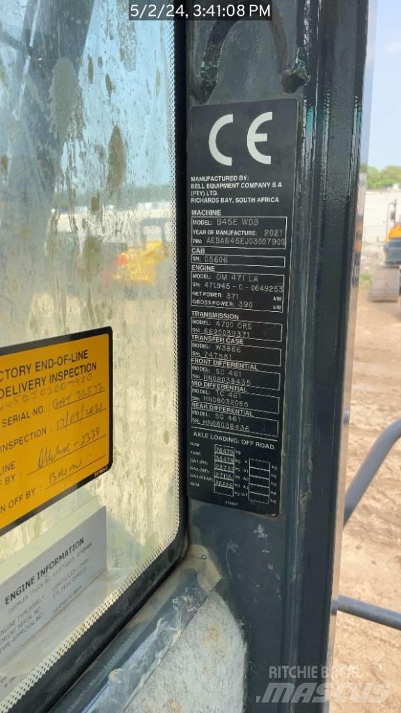 Bell B45E Dumper - Knickgelenk