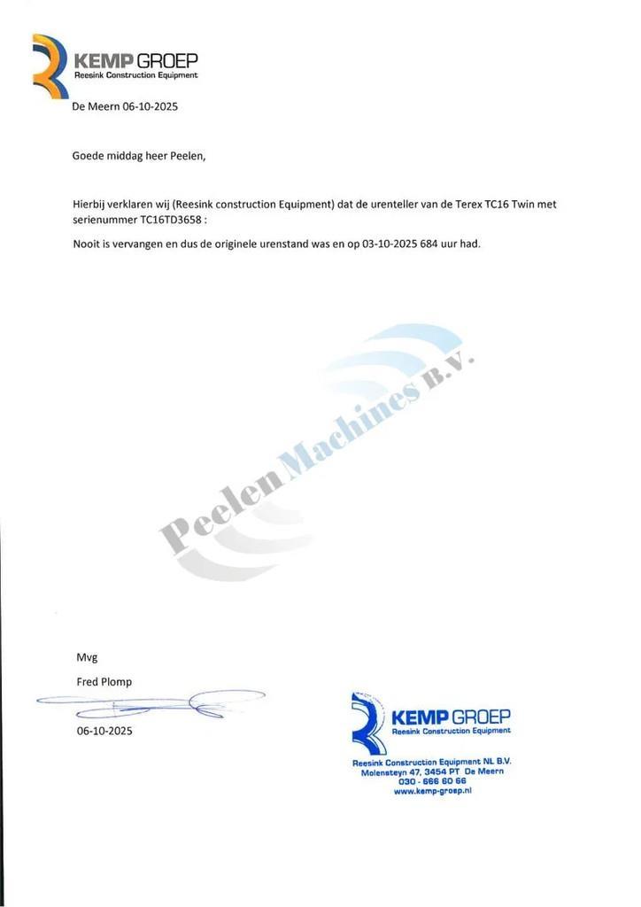 Terex TC16 Minibagger < 7t