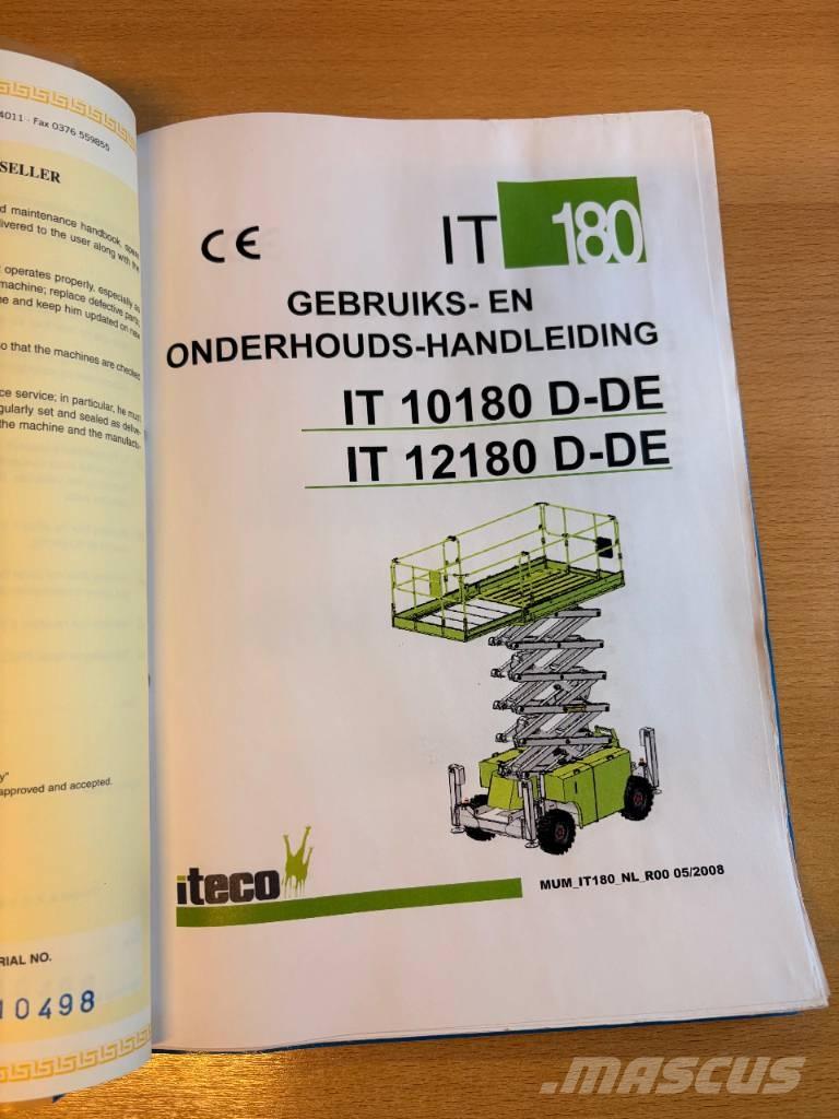 Iteco IT 12180 DE Scheren-Arbeitsbühnen