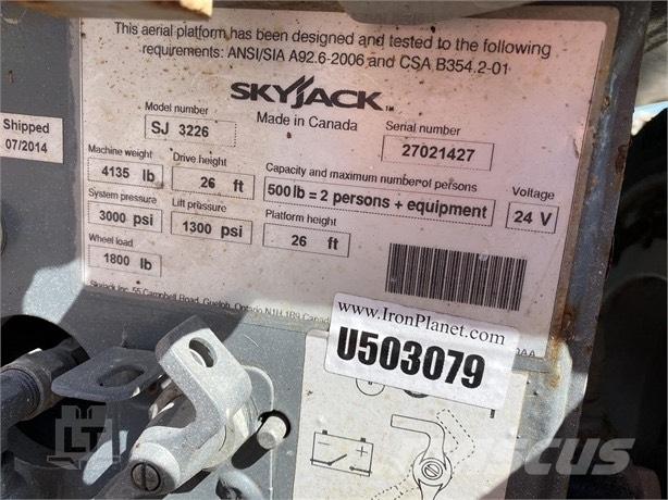 SkyJack SJ III 3226 Scheren-Arbeitsbühnen